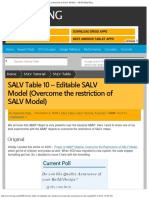 269468144 SALV Table 10 Editable SALV Model Overcome the Restriction of SALV Model PDF