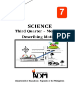 Science: Third Quarter - Module 1 Describing Motion