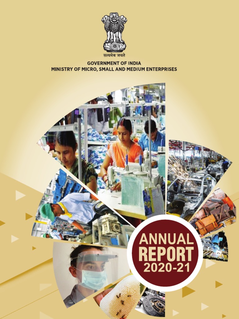 Msme Annual Report English 2020 21 | PDF | Small And Medium Sized ...