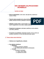 (RESUMEN) 10 Pasos para Obtener Calificaciones Increíbles - Thomas Frank