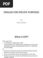 Download ENGLISH FOR SPECIFIC PURPOSES by derlianas SN51199121 doc pdf