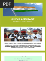 Overview of Modern Standard Hindi | PDF | Urdu | Linguistics