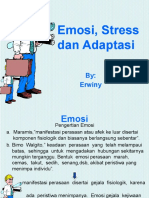 Pertemuan 1 Emosi, Stress, Adaptasi