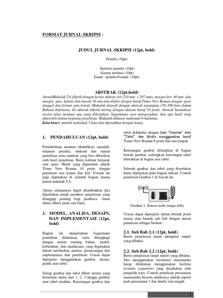 Skripsi Adalah Jurnal