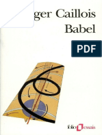 Babel Précédé de Vocabulaire Esthétique by Roger Caillois Caillois Roger z Lib.org
