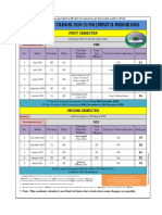 Yearly Academic Calendar 2020/21 For Jamiaat Ul Madinah India