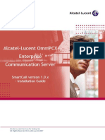 Alcatel-Lucent Omnipcx Enterprise Communication Server: Smartcall Version 1.0.X - Installation Guide