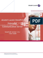Alcatel-Lucent Omnipcx Enterprise Communication Server: Smartcall Version 1.0.X - User Guide