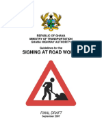 Guideline For Signing at Roadworks - 180208