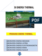 Produksi Energi Thermal