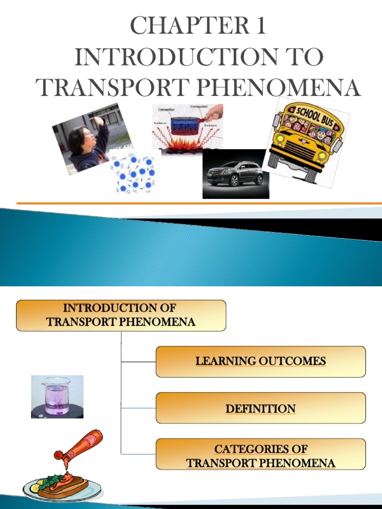 Chapter 1 Introduction To Transport Phenomena | Download Free PDF ...
