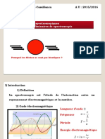 Présentation Notions Préliminaires Spectroscopie LST Cours