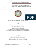 B.Tech EC Syllabus 4 Aril 2021