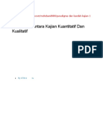 Perbezaan Antara Kaedah Kuantitatif Dan Kualitatif