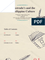Ilustrado's Influence on Philippine Culture