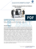 Calibración de Cuerpo de Aceleración Electrónico Sin Scanner