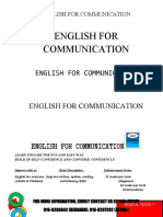English For Communication