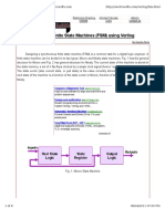 Designing Finite State Machines (FSM) Using Verilog