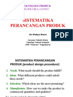 Sistematika Perancangan Produk