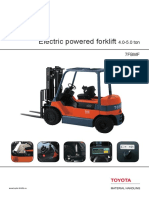 Electric Powered Forklift: 4.0-5.0 Ton 7Fbmf