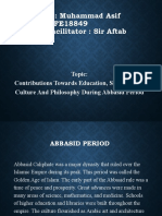 Presenter: Muhammad Asif Roll No: IFE18849 Subject Facilitator: Sir Aftab Ahmad