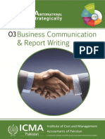 O3 - Business Communication and Report Writing (Study Text)