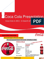 Coca-Cola in 2011: in Search of A New Model