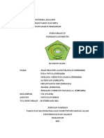 ANALISIS TANIN DENGAN METODE PERMANGANOMETRI