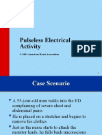 Pulseless Electrical Activity: © 2001 American Heart Association