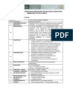 PROYECTO DE INVESTIGACION E INNOVACION TECNOLOGICA O EDUCATIVAIIJLGPluces