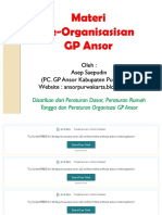 Materi Ke-Organisasisan GP Ansor