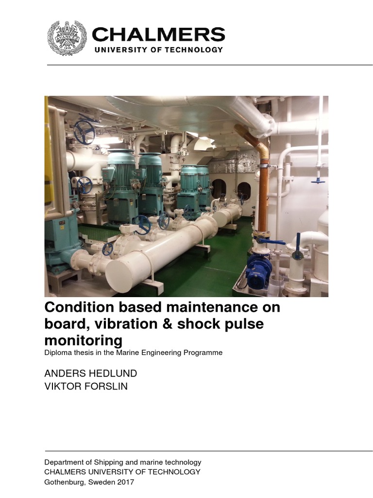 Condition Based Maintenance On Board, Vibration & Shock Pulse ...