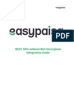 Easypaisa REST APIs Without RSA Integration Guide