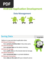 Android Application Development: Data Management