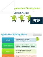 Android Application Development: Content Provider