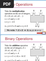 DM2021 Binary Operations