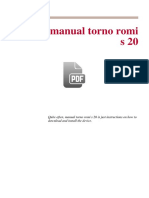 Manual Torno Romi S 20 Quite Often Manual Torno Romi S 20 Is Just Instructions On How To Download and Install The Device - Compress