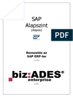 Bevezetés Az SAP ERP-be