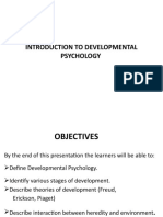 Unit-II INTRODUCTION TO DEVELOPMENTAL PSYCHOLOGY