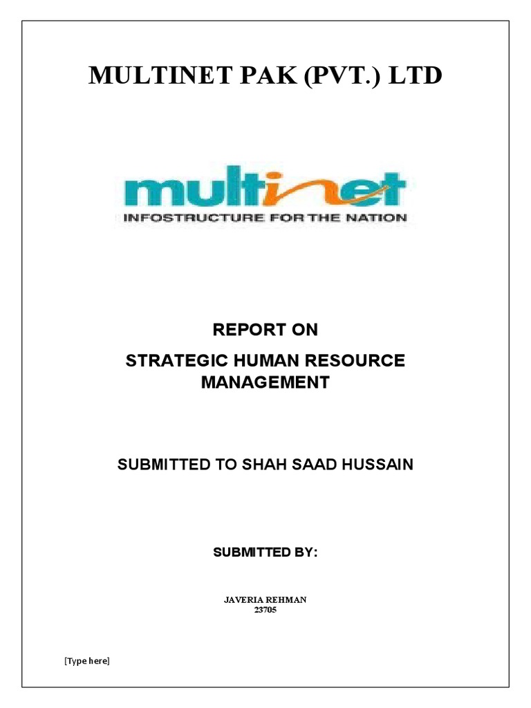 Strategic HR Management at Multinet | PDF | Cloud Computing | Human ...