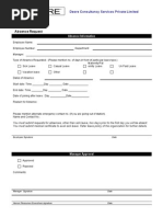 Absence Request Form