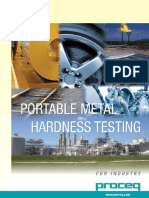 Proceq Metal Hardness Catalog - 81053502E