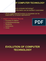 Evolution of Computer Technology