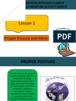 L2 Posture and Proper Attire