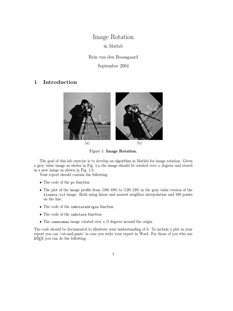 Lab Rotation | PDF