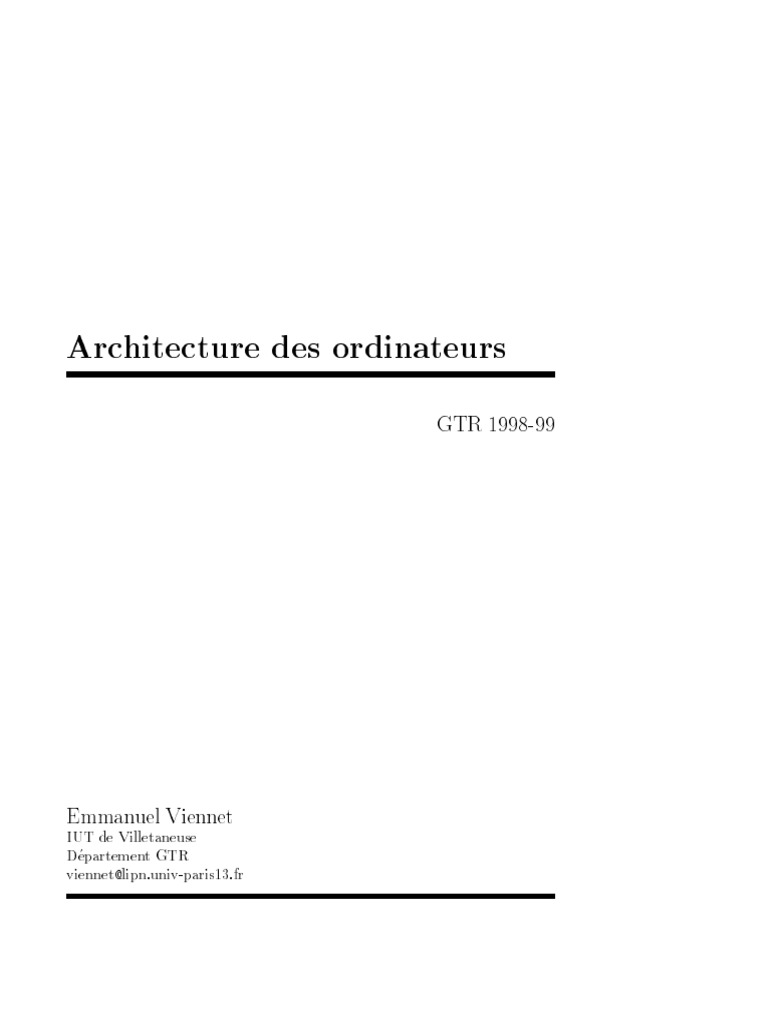 Voici Du Code Ascii : 31 2b 3f 3d 39 0127 Formation Architecture Ordinateurs | PDF | Processeur | ASCII