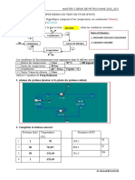 Compte Rendu Du Test de TP de Hysys