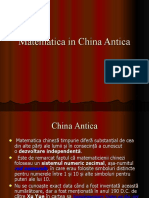 Matematica in China Antica