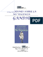 GANDHI Reflexiones Sobre La No Violencia