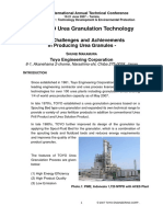 The TOYO Urea Granulation Technology